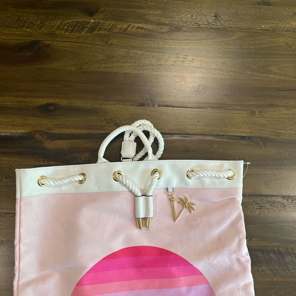 NWOT Victoria's Secret Beach Drawstring Backpack - Picture 3 of 8